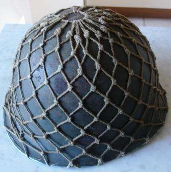Army Helmet with Webbing. "M.Gilroy"