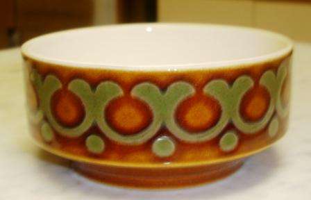 Retro Hornsea "Bronte"bowl.Circa 1977.Made in England,Approx.12.5cmD  x 6cmH