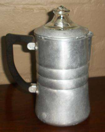 Retro stove top coffee perculator