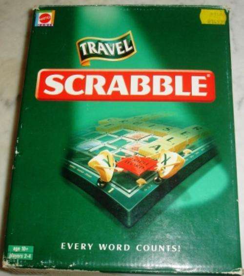Travel Scrabble by Mattel for ages 10 +