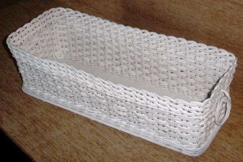 Retro cane basket. Approx. 50cml x 20w x 15h