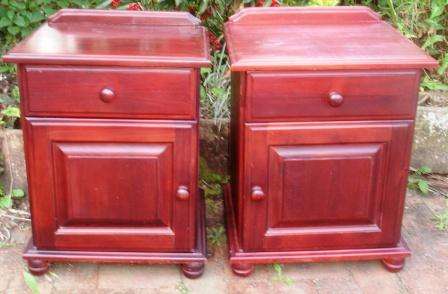 Bedside pedestals x 2. Approx. 48w x 41d x 64cmh.Each R450