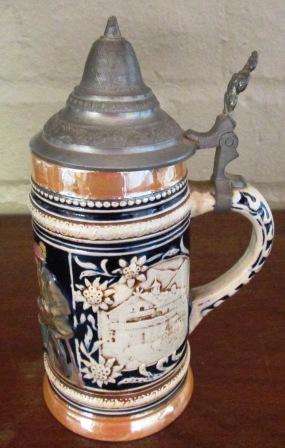 Vintage Beer Mug. Approx. 17 cm H