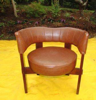 Retro Wooden Tub Chair.
