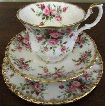 Royal Albert Bone China " Cottage Garden" Trio Made in England.