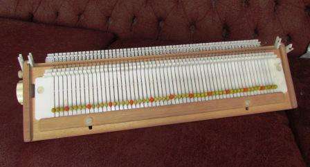 Retro 'Simple Frame Knitting' machine. Circa 1983. Approx. 57 x 20 x 10cms high.Made in England