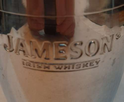 `Jameson Irish Whiskey` stainless steel Cocktail Cobbler Shaker