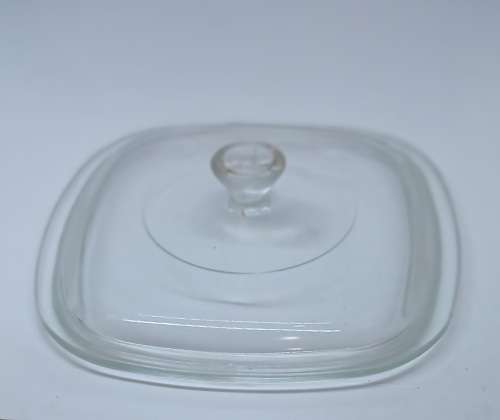 Corningware vintage P-7-C Square Lid app. 18 x 18 x 4.5 h cms