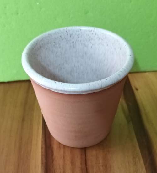Hand Made Terracotta Pottery Bread Baking Pot vintage app. D 15 x H 15 cms