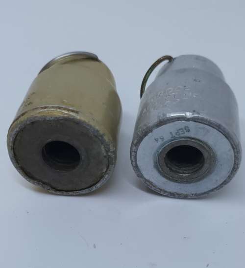 Pressure Cooker Safety Valves x 2 Australia circa Sept. 1964 app. D 3.5 x H 4.5 cms