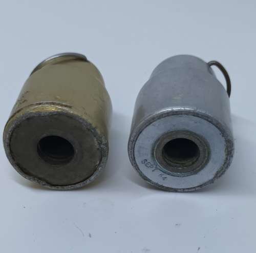 Pressure Cooker Safety Valves x 2 Australia circa Sept. 1964 app. D 3.5 x H 4.5 cms