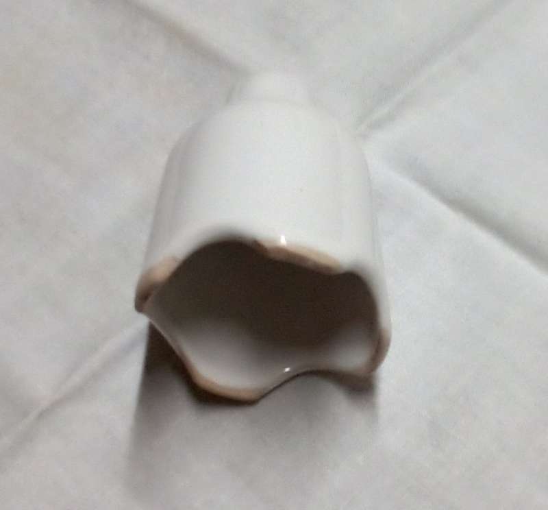 Pie funnel steam vent crust support circa 1950`s app. 8 cms tall