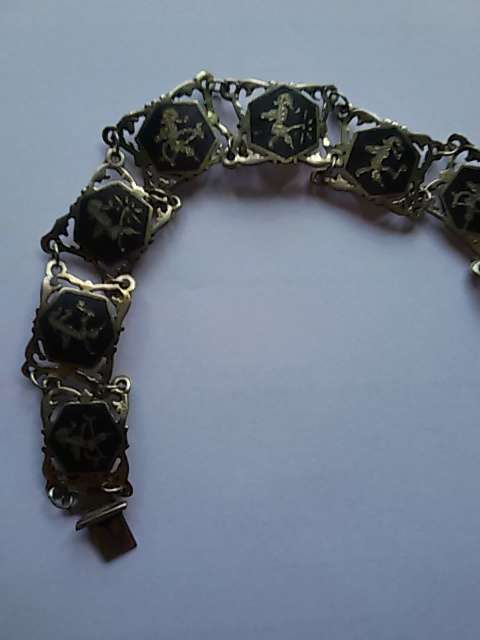 VINTAGE SIAM STERLING SILVER BRACELET