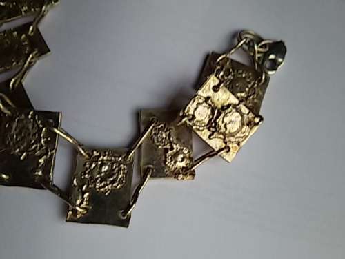 STRELING SILVER 30.7G HANDCRAFTED BRACELET