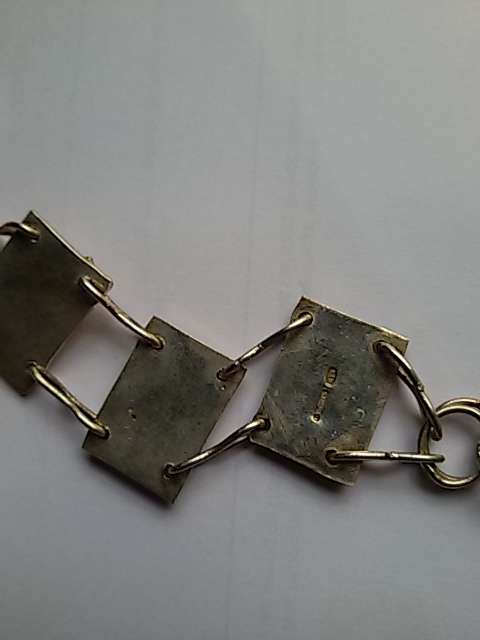 STRELING SILVER 30.7G HANDCRAFTED BRACELET