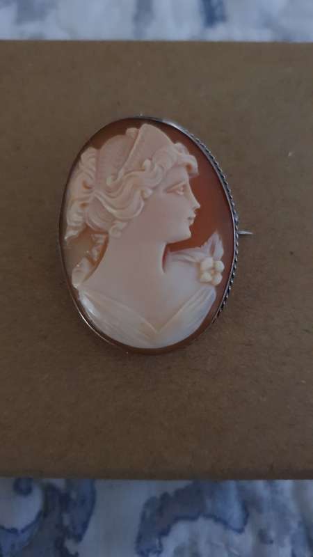 Cameo set in Sterling silver
