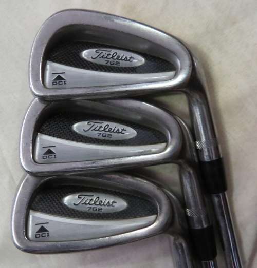 TITLEIST 762 3-PW, TITLEIST VOKEY 56 DEGREE WEDGE, TITLEIST 909 D3 DRIVER
