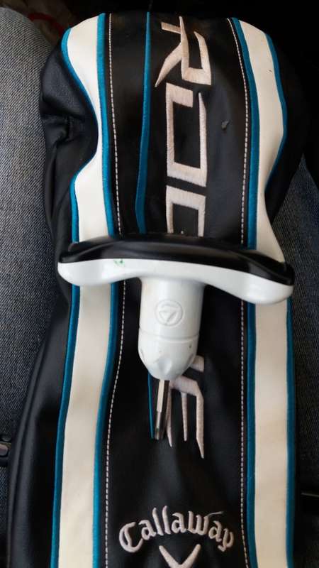 Callaway Rogue 9 degree driver, adj tool and cover incl Club is fitted with a Regular flex shaft