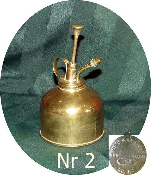 Old Brass Oil Can