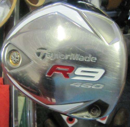TAYLOR MADE R9 DRIVER, 9.5 DEGREE, TAYLOR MADE R-FLEX GRAPHITE SHAFT