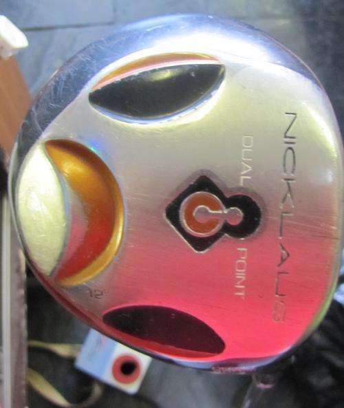 NICKLAUS DUAL POINT 12 DEGREE OFFSET 460CC DRIVER, A-FLEX GRAPHITE SHAFT, NICKLAUS GRIP