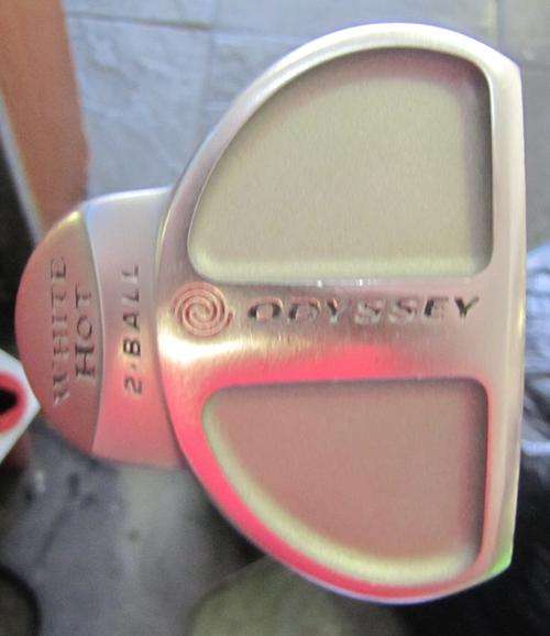 ODYSSEY WHITE HOT 2 BALL PUTTER, ORIGINAL SHAFT AND GRIP