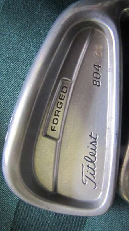 TITLEIST 804.OS 3-PW IRONS, NEW TITLEIST GRIPS, TITLEIST NS PRO.970 R-FLEX STEEL SHAFTS