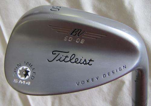 TITLEIST VOKEY SM4 50 DGR WEDGE, S-300 STEEL SHAFT, TITLEIST GRIP