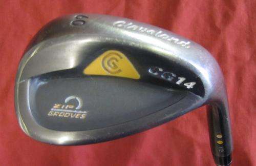 CLEVELAND CG14, 60 DEGREE WEDGE, TAYLOR MADE GRIP AND SHAFT