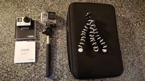 GoPro Hero 4 Black Edition + Optodio 37-in-1 GoPro Accessories Set + 32GB Memory card