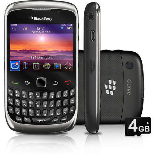 Blackberry Curve 9300 + 4GB memory Card