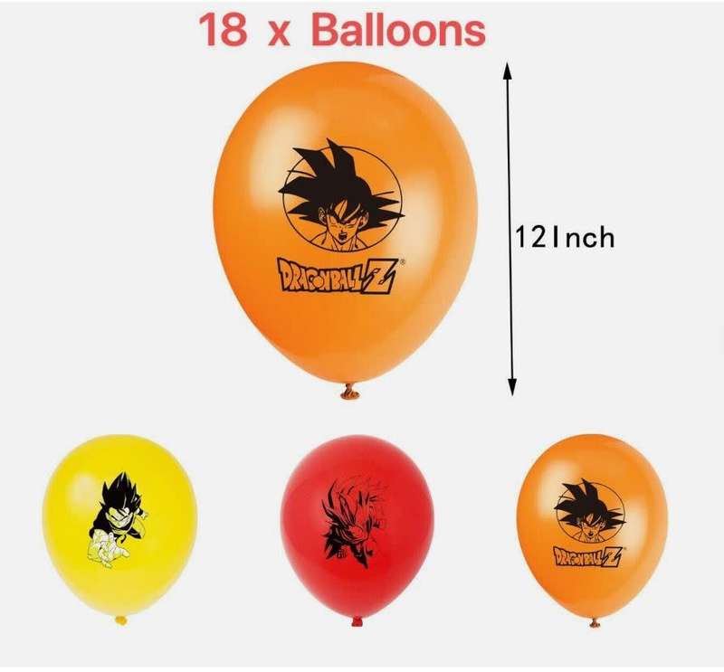 Dragon Ball Z Birthday Party Decorations