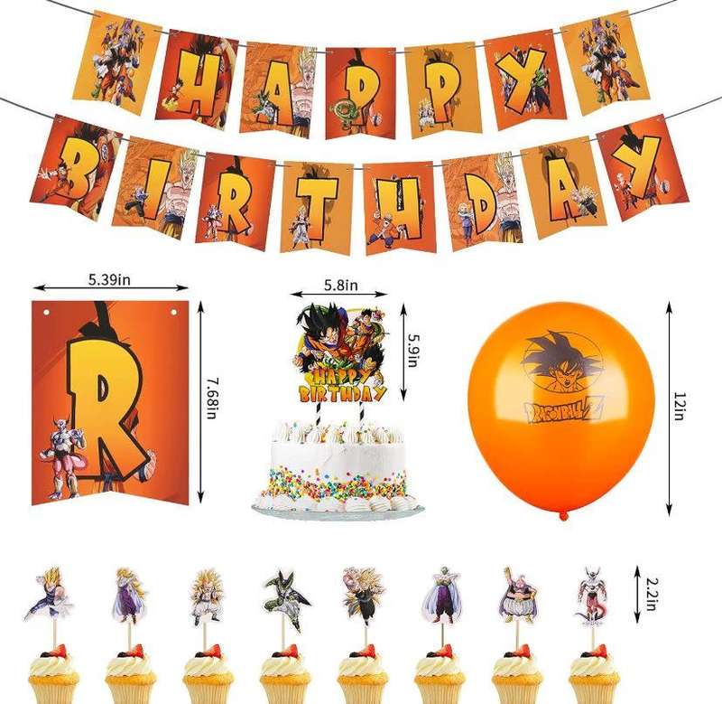 Dragon Ball Z Birthday Party Decorations