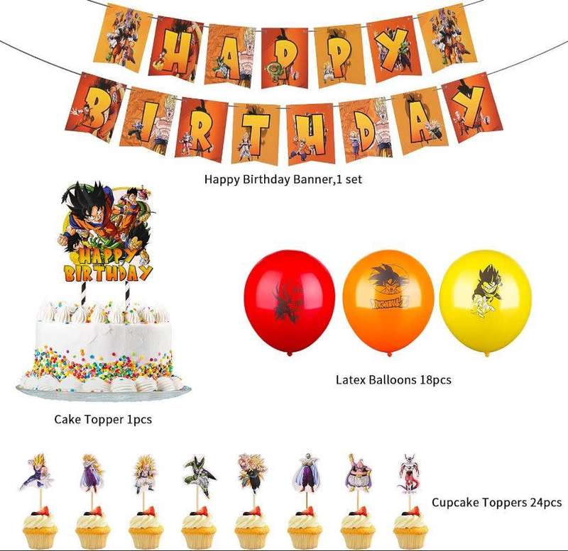 Dragon Ball Z Birthday Party Decorations