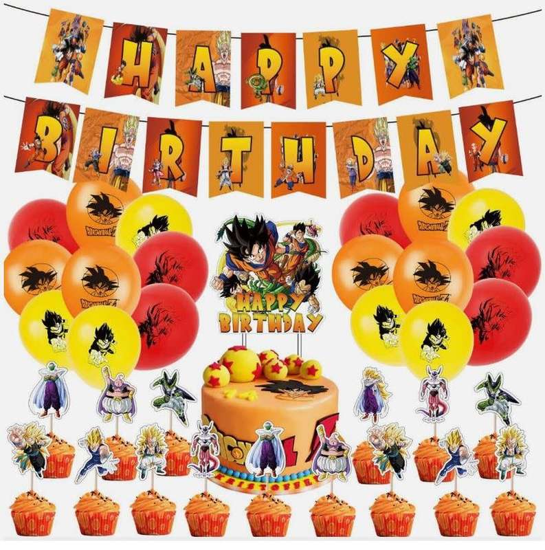 Dragon Ball Z Birthday Party Decorations