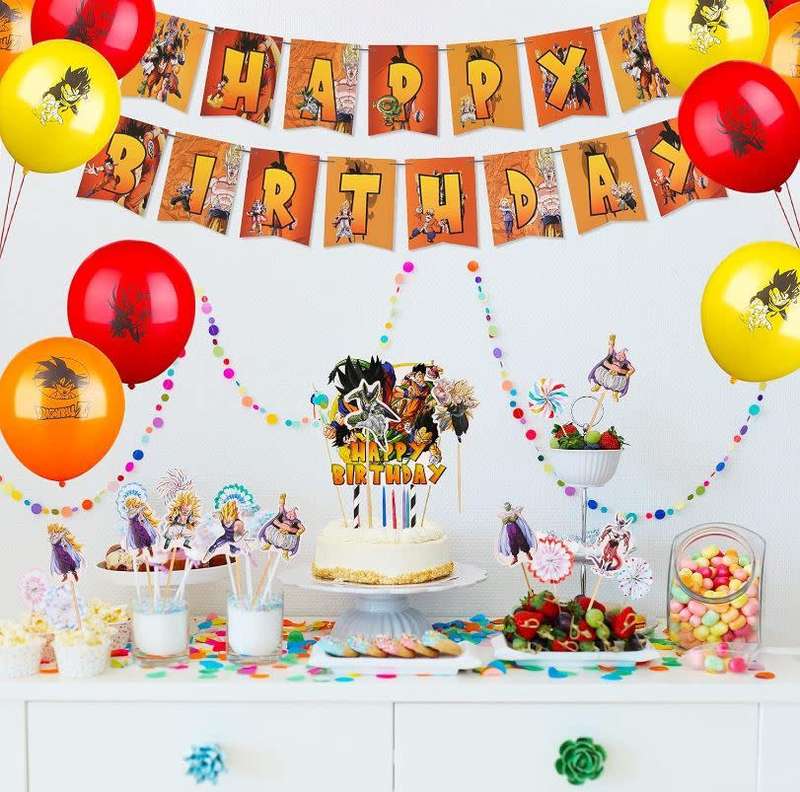 Dragon Ball Z Birthday Party Decorations