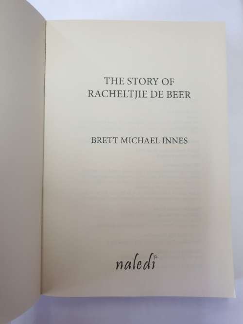 The Story of Racheltjie de beer by Brett Michael Innes