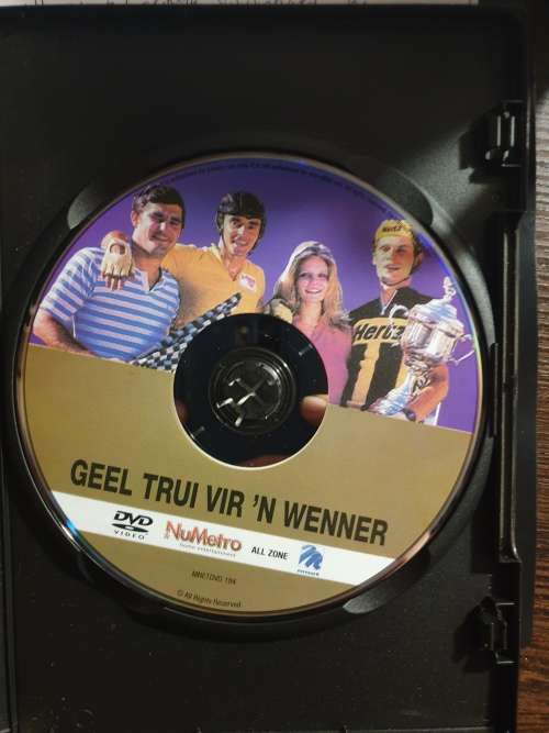 Geel trui vir 'n wenner
