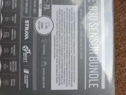 Garmin Edge 830 Sensor Bundle NEW