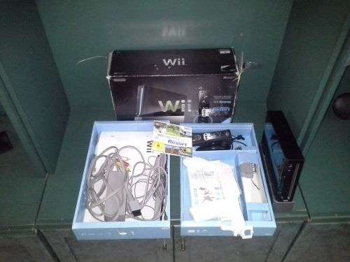 Wii console Black