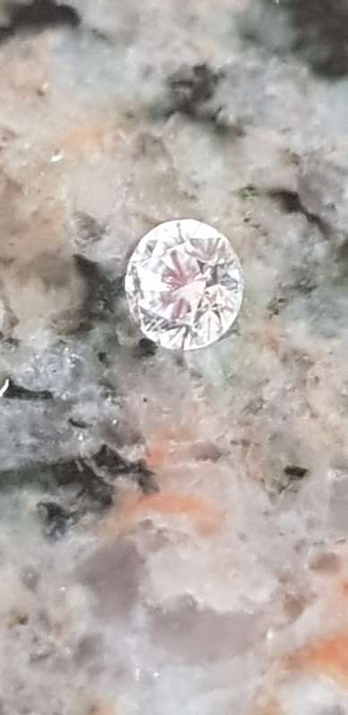 Certified Moissanite 0.10 carat 3mm Round Brilliant cut