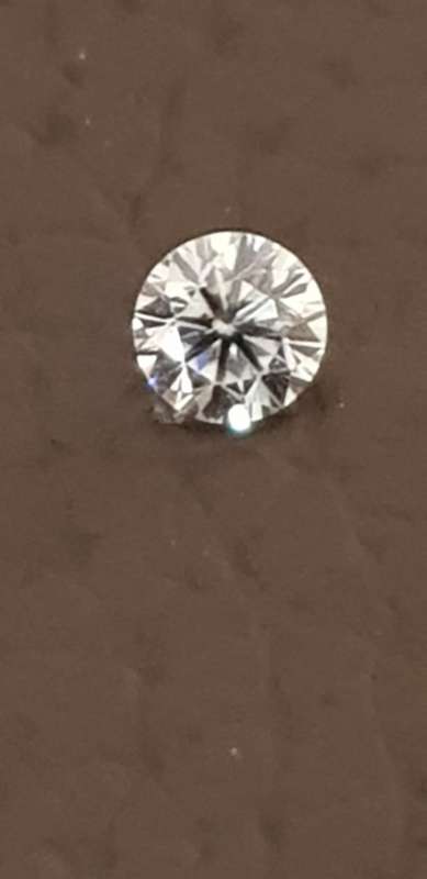 Moissanite 0.10 carat 3mm Round Brilliant cut