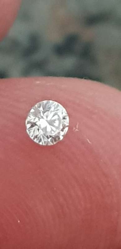 Moissanite 0.10 carat 3mm Round Brilliant cut