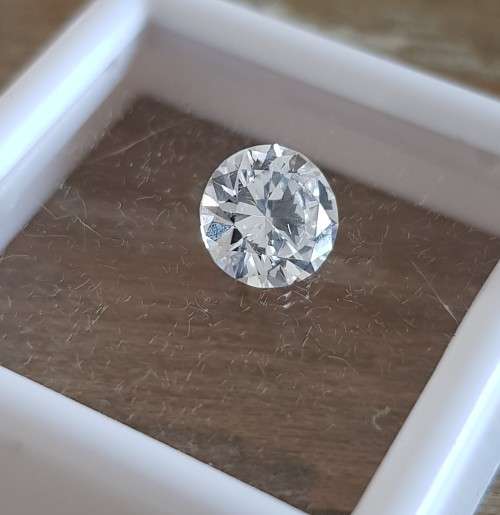 Diamond**Certified**  1.017Cts E Color SI1 Natural Loose White Natural