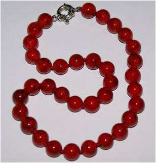 Red alaqueca (bloodstone) necklace