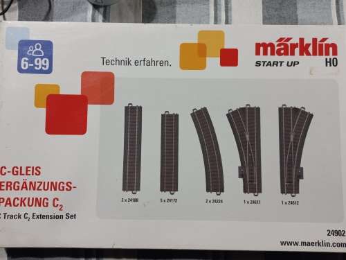 Marklin HO C2 Extention track set