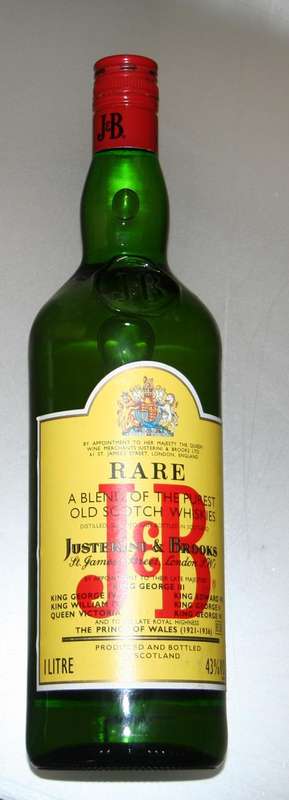 J&B Rare Scotch Whisky  1 litre bottle