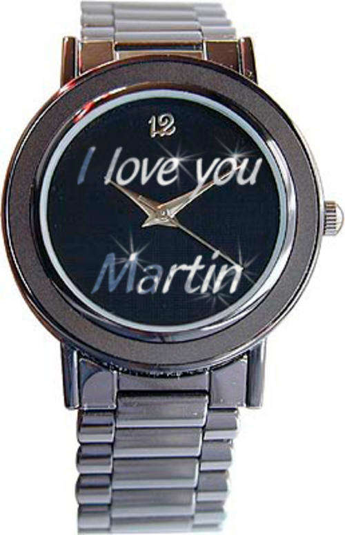 FREE posting in S.A.  UNISEX WATCH. Wrist watch with your name on the watch.
