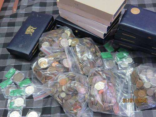 COLLECTORS DREAM 5KG UNSORTED COINS + PROOF SETS