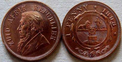 2 X 1898 ZAR PENNIES VERY GOOD CONDITION